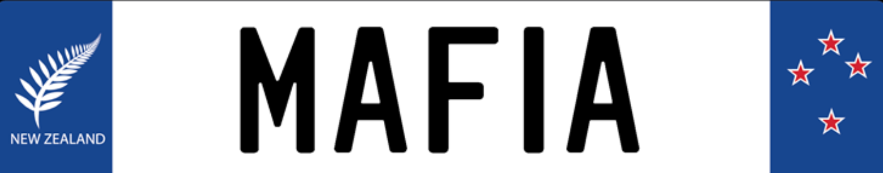 MAFIA Number Plate